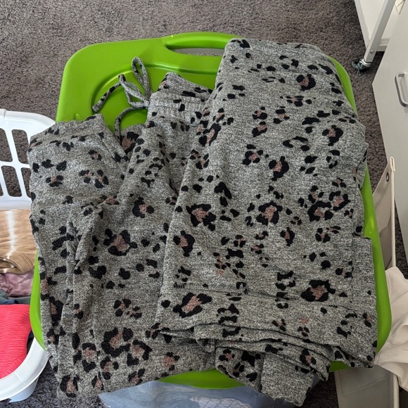 Maurices Sweaters - Maurices Gray Animal Print Set